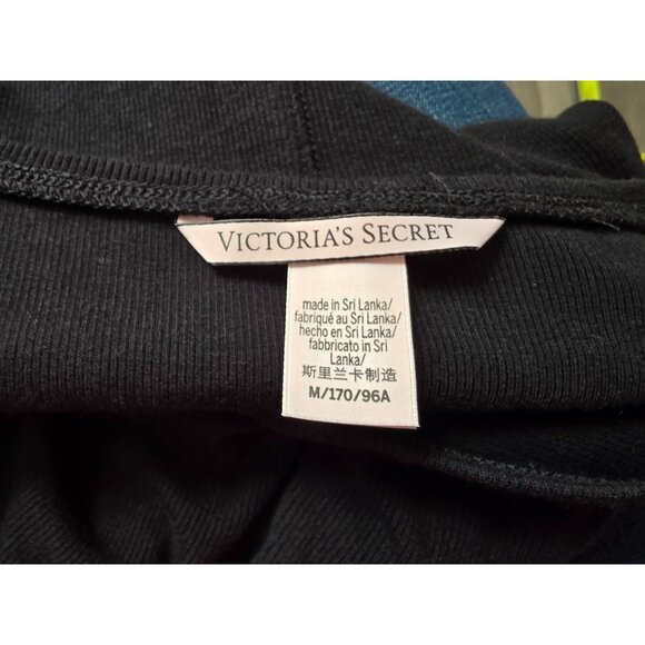 Victorias Secret Black Long Sleeve Midi Dress M - Picture 3 of 6